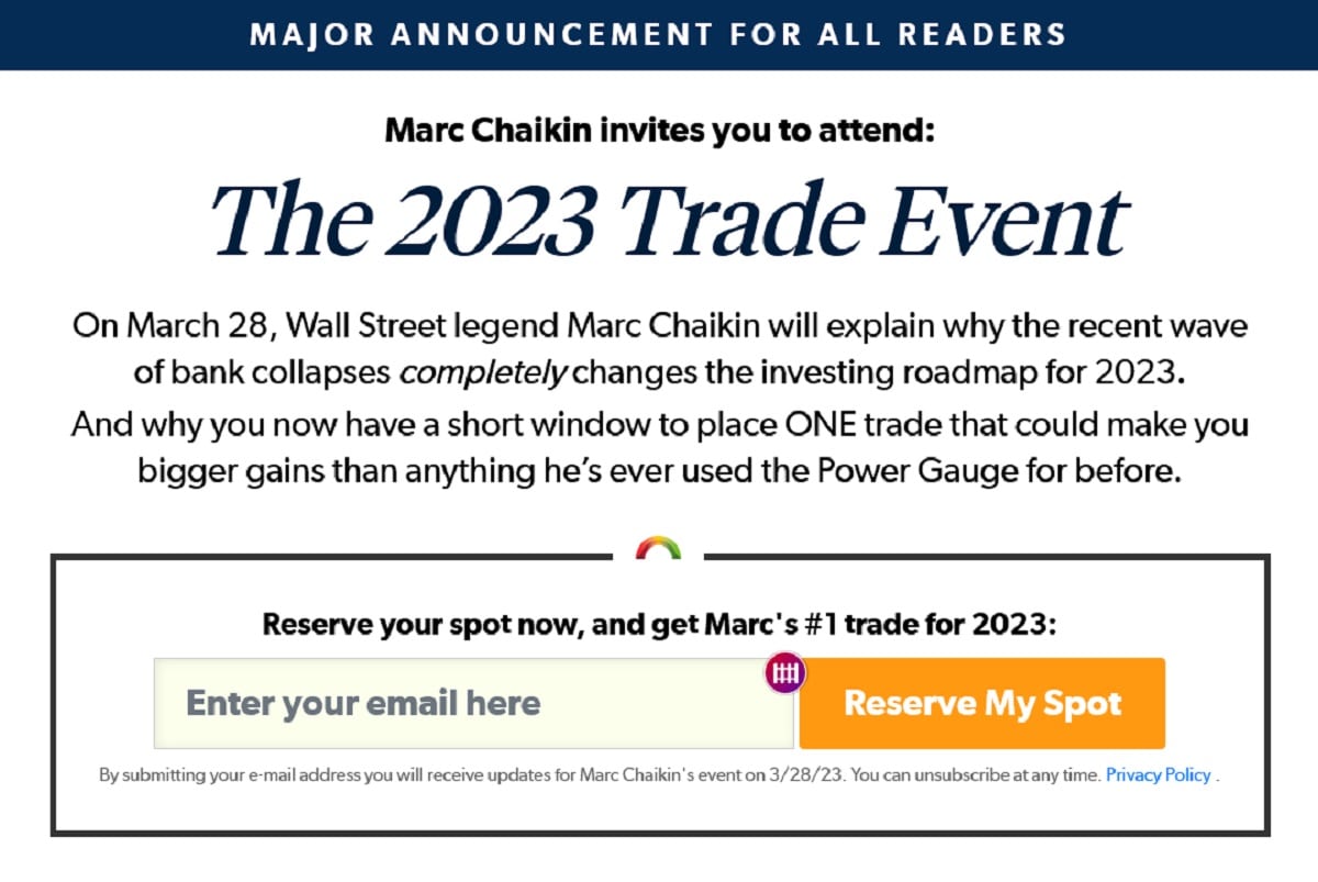 Marc Chaikin 2023 Trade Event: Prediction and Market Forecast