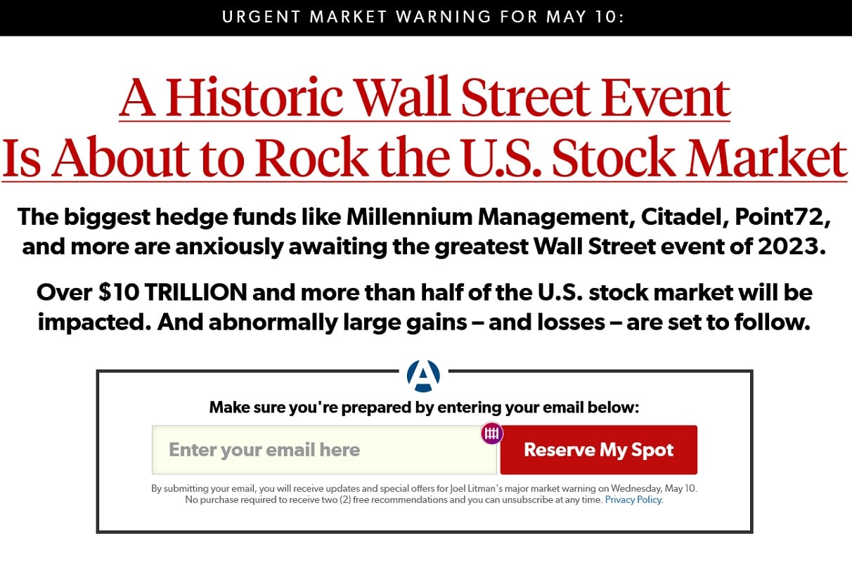 Is Joel Litman Urgent May 10 Stock Warning Legit?
