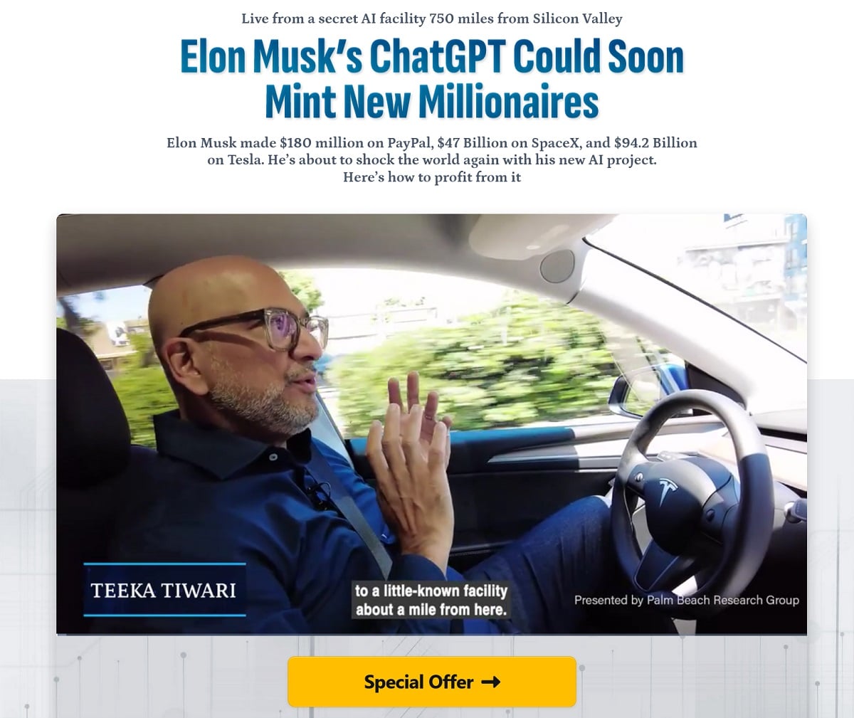Teeka Tiwari Elon Musk ChatGPT xAI Stock