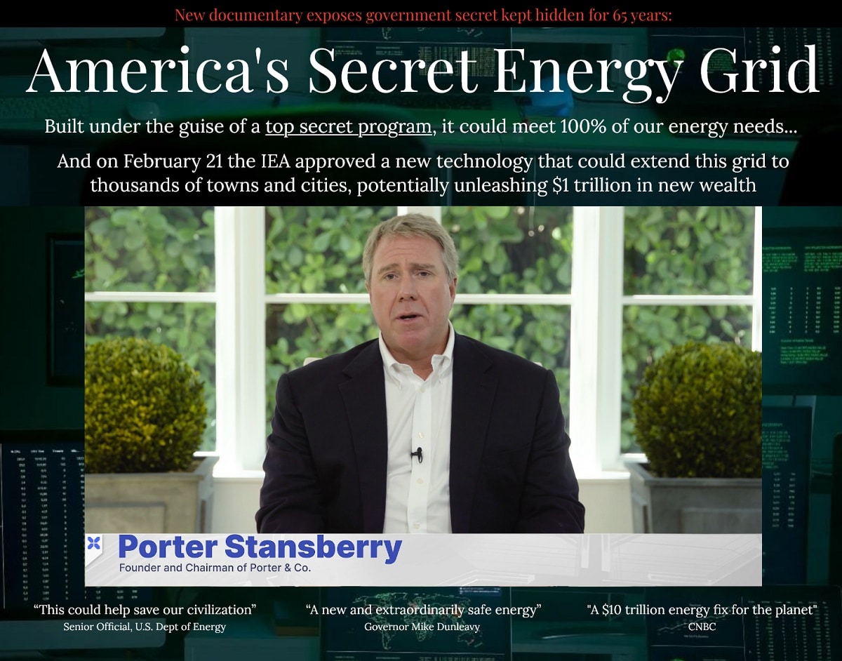 What Is Porter Stansberry America’s Secret Energy Grid? [I Bought It!]