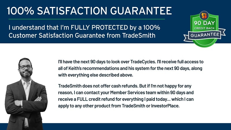 100% Customer Satisfaction Guarantee by Keith